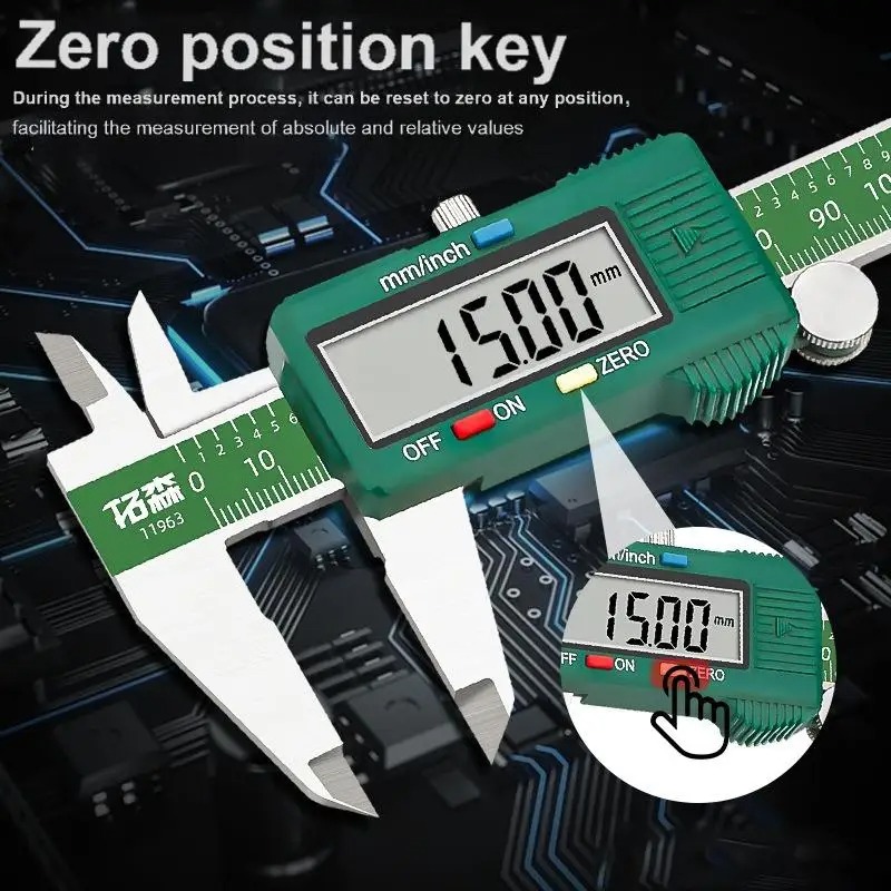 Calibrador Digital Pequeno de  - Digital Caliper 150Mm Stainless Steel avaliação e preço