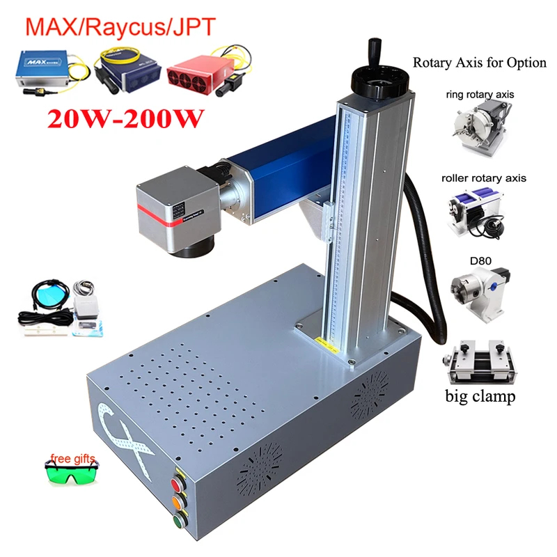 Fiber Laser Marking Machine 30W - Máquina de Fibra Óptica Ezcad com