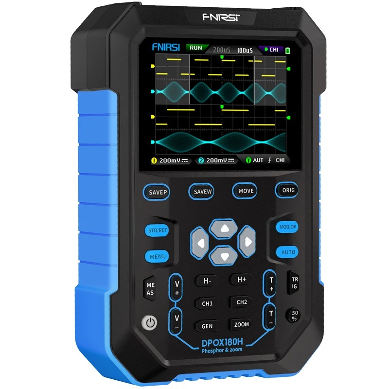 Osciloscópio Digital Portátil  - Fnirsi Digital Oscilloscope Handheld avaliação e preço