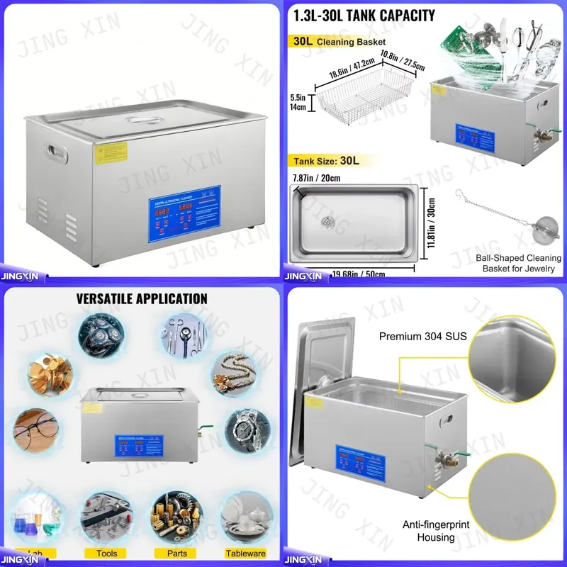 Máquina de Limpeza Ultrassônic - Ultrasonic Cleaner 30L Industrial avaliação e preço