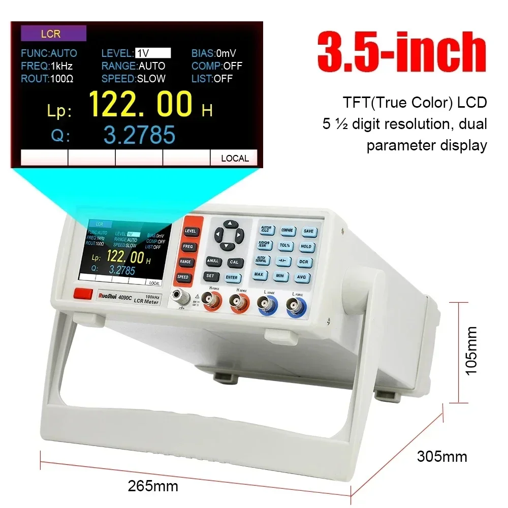 Medidor LCR Digital de Bancada - Test Instruments avaliação e preço