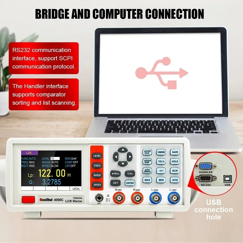 Medidor LCR Digital de Bancada - Test Instruments avaliação e preço